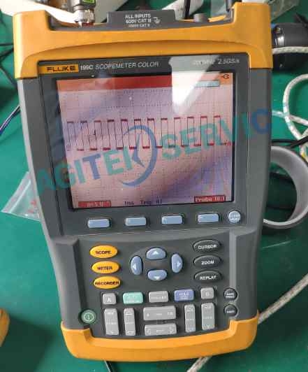 199C91视频网址入口黄色示波表无法开机维修案例